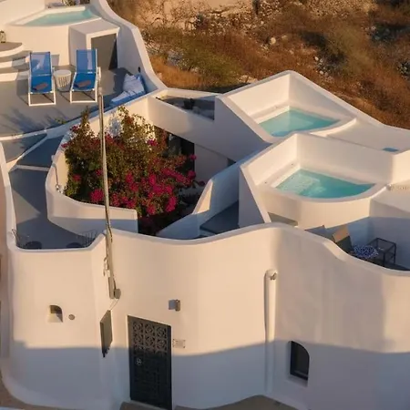 Afrodite Sea View Beauty With Rooftop Jacuzzi Fira (Santorini)