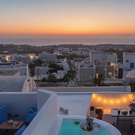 Afrodite Sea View Beauty With Rooftop Jacuzzi Fira (Santorini)
